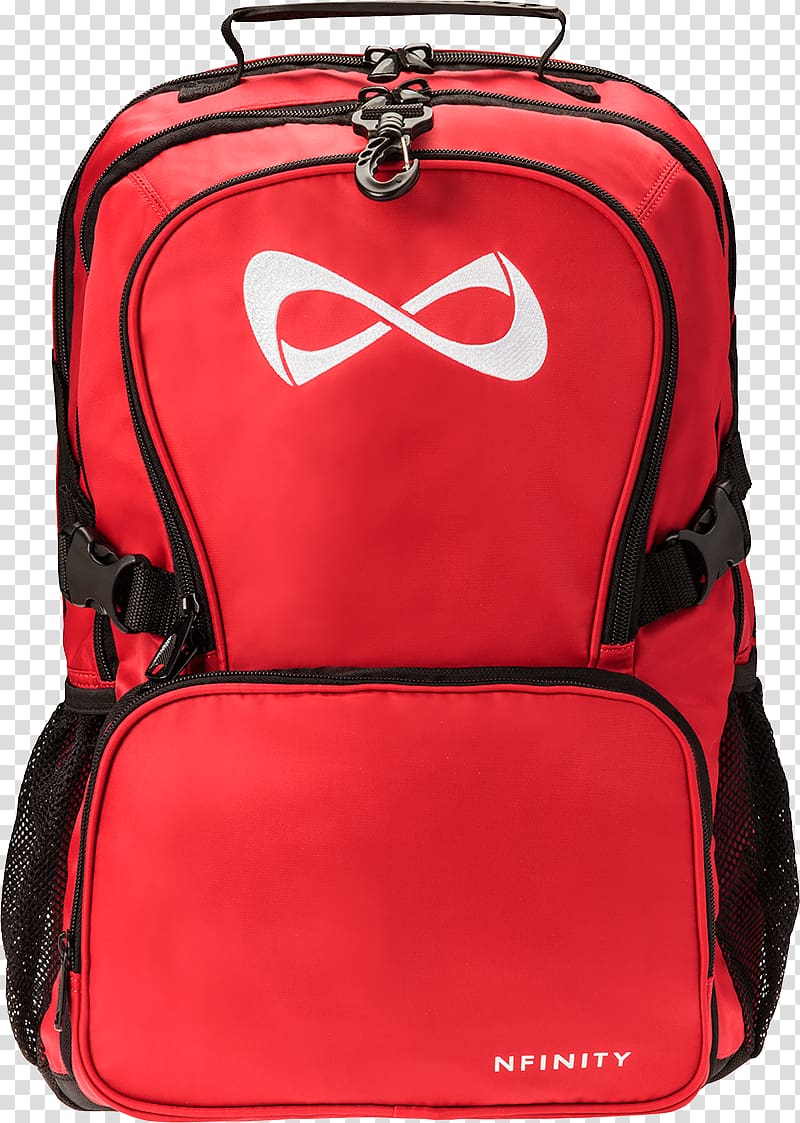 Nfinity Athletic Corporation Backpack Cheerleading Duffel Bags, infinity symbol material transparent background PNG clipart