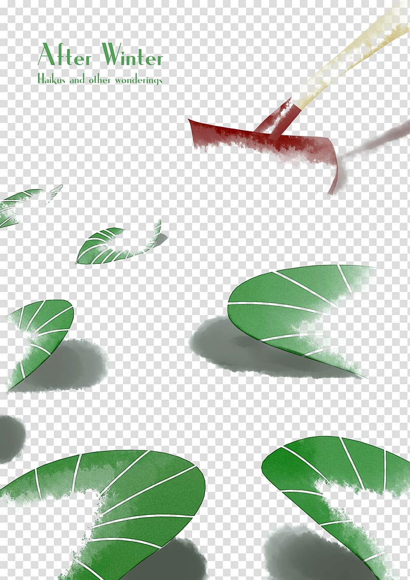 Leaf Green Shovel, Green lotus leaf background shovel transparent background PNG clipart
