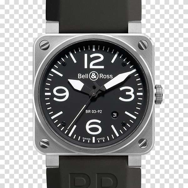 Bell & Ross Watch Power reserve indicator Jewellery Swiss made, watch transparent background PNG clipart