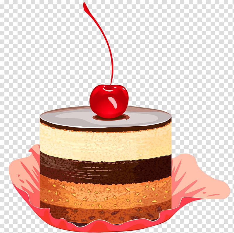 Molten chocolate cake Torte Fruitcake Cherry cake, chocolate cake transparent background PNG clipart