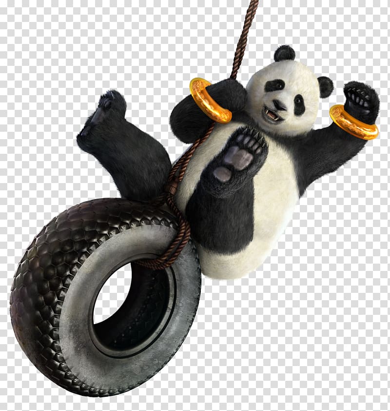 Tekken Tag Tournament 2 Tekken 3 Tekken 5 Panda Ling Xiaoyu, rope transparent background PNG clipart