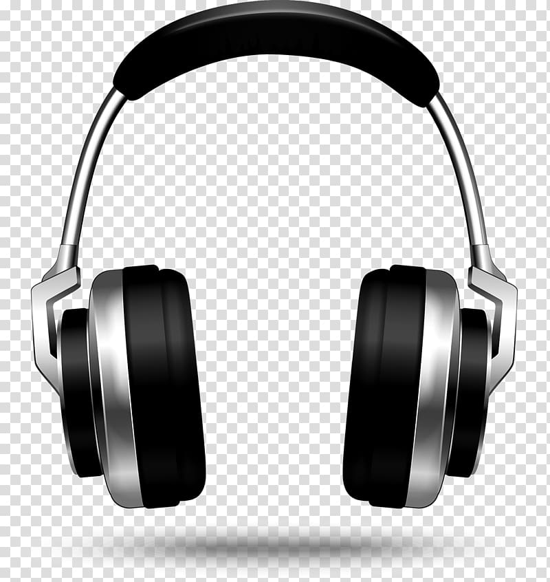 silver headphones illustration, Microphone Headphones Bluetooth Headset Radio receiver, Headphones Headsets transparent background PNG clipart