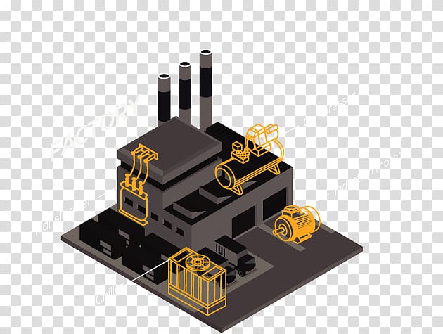 Electronics Predictive maintenance Machine Control system, Coal factory transparent background PNG clipart