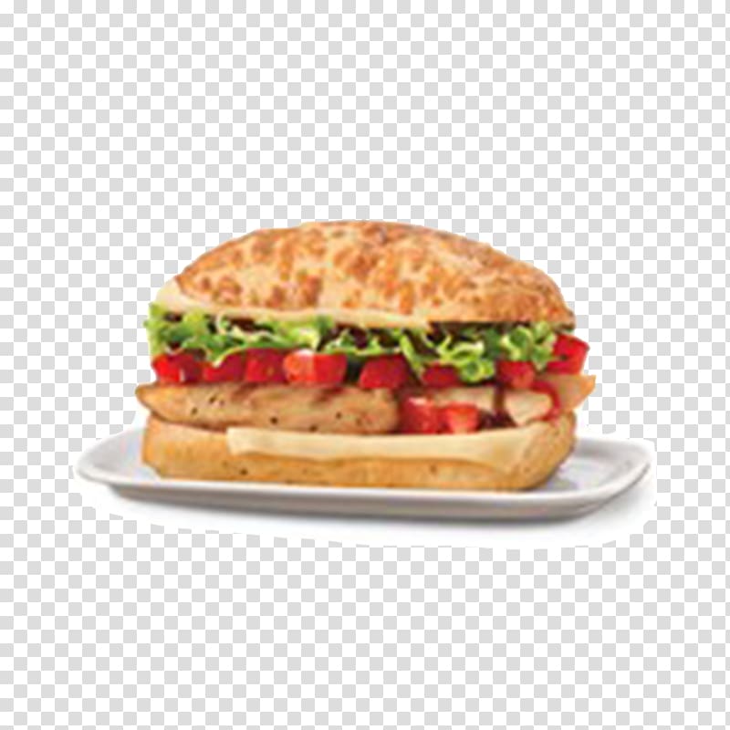 Chicken sandwich Bruschetta Fast food Dairy Queen Barbecue chicken, appetizing transparent background PNG clipart
