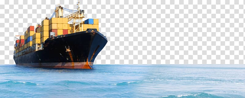 Freight transport Logistics Cargo Rail transport, ocean shipping transparent background PNG clipart