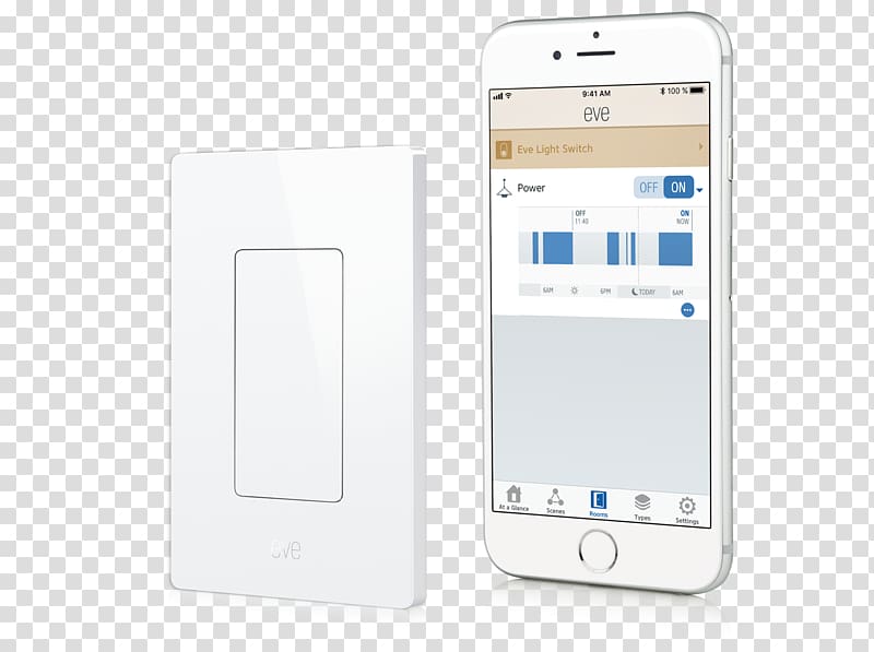 Elgato Electrical Switches Wireless HomeKit Sensor, Electrical Switches transparent background PNG clipart