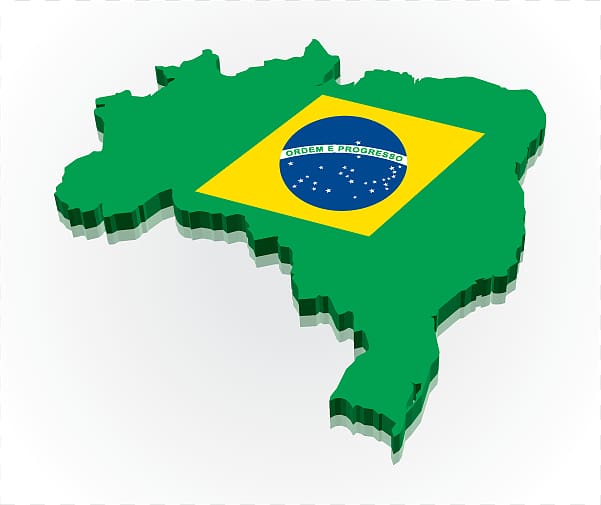 Flag of Brazil Map , Brazil Map transparent background PNG clipart