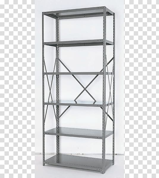 Shelf Slotted angle Pallet racking Steel Furniture, Store Shelf transparent background PNG clipart