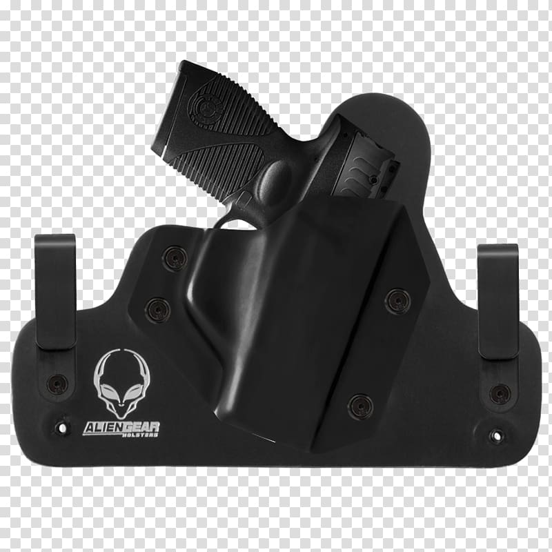 Gun Holsters Semi-automatic pistol Semi-automatic firearm Alien Gear Holsters Concealed carry, Handgun transparent background PNG clipart