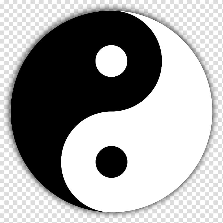 Yin and yang Taijitu , yin yang transparent background PNG clipart
