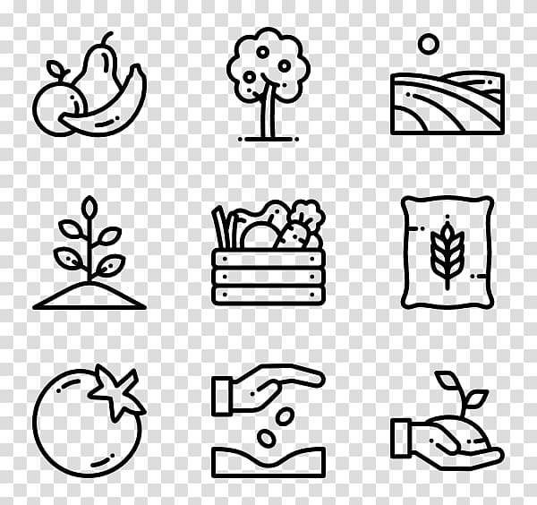 Computer Icons Agriculture Harvest , Coffee seeds transparent background PNG clipart