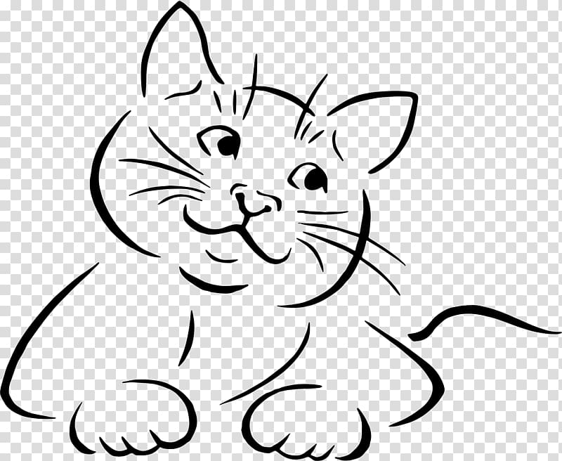 Kitten Siamese cat Drawing Line art , cats transparent background PNG clipart