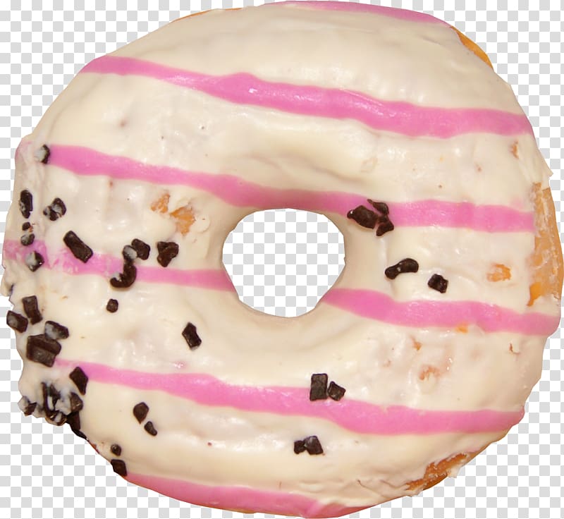 Donuts Cotton candy Croissant Dessert, donut transparent background PNG clipart