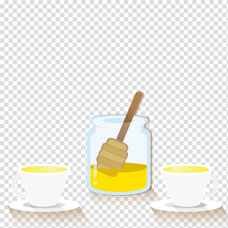 Yuja-cha Honey Jar, honey citron tea transparent background PNG clipart