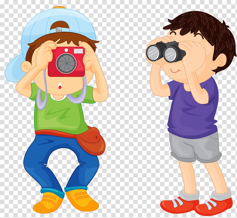 looking through binoculars clipart