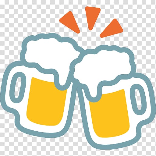 Beer Glasses Emoji Mug Drink, mug transparent background PNG clipart