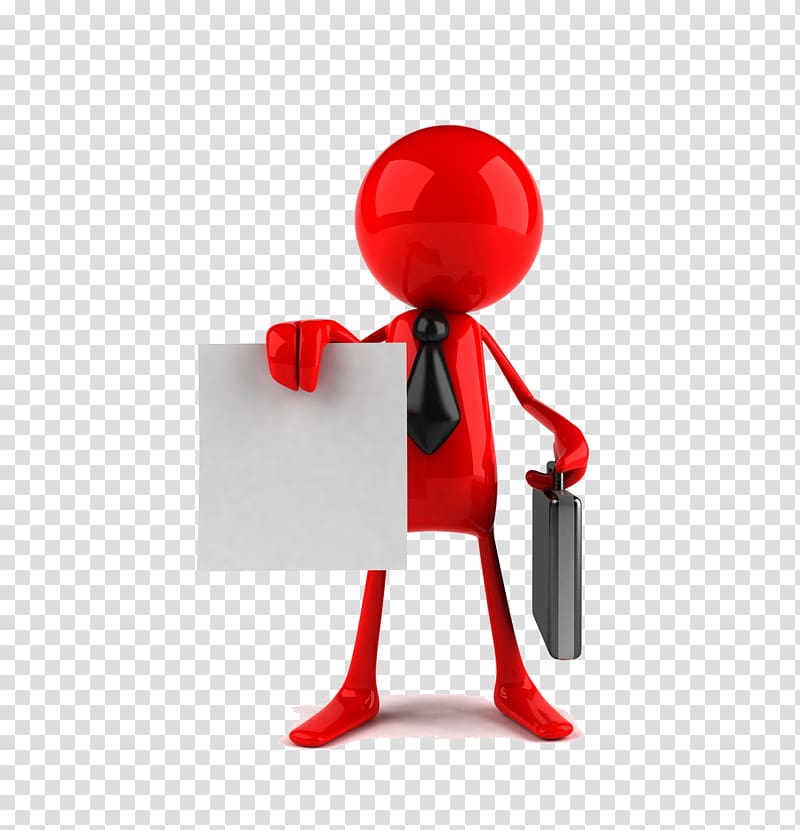 Contract , 3D Character transparent background PNG clipart