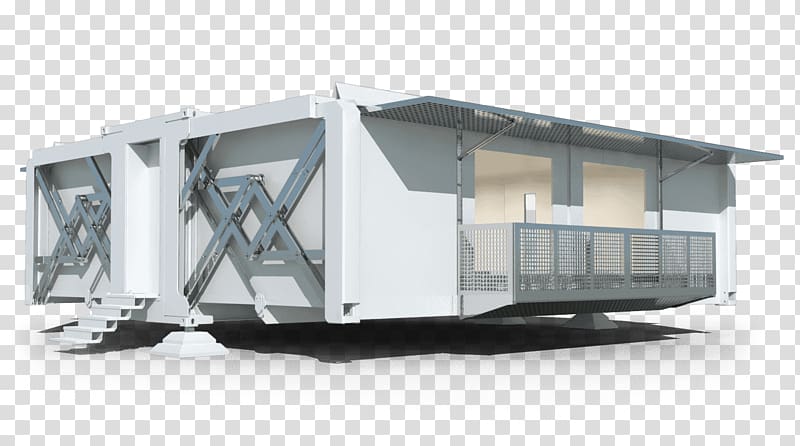 Mobile home House Building Caravan, two folding transparent background PNG clipart