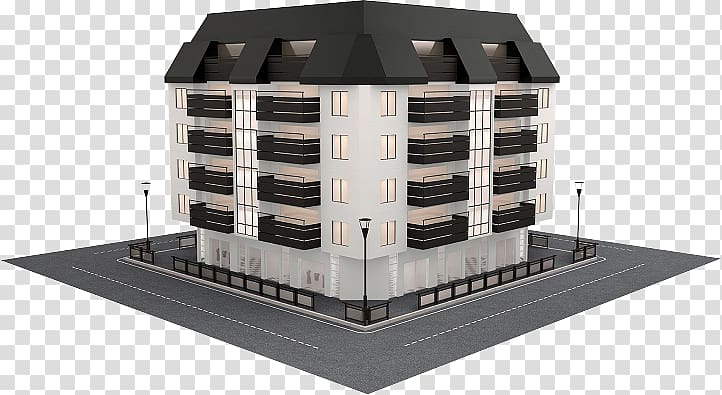Executive Office Building Facade Apartment House, residential buildings transparent background PNG clipart