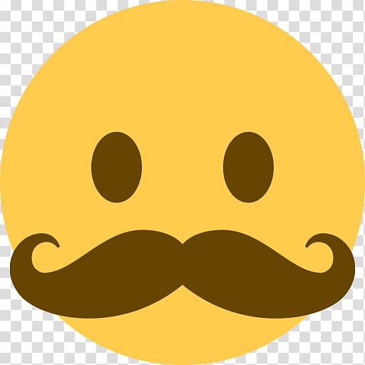 Movember Emoji Discord Man Moustache, Emoji transparent background PNG clipart