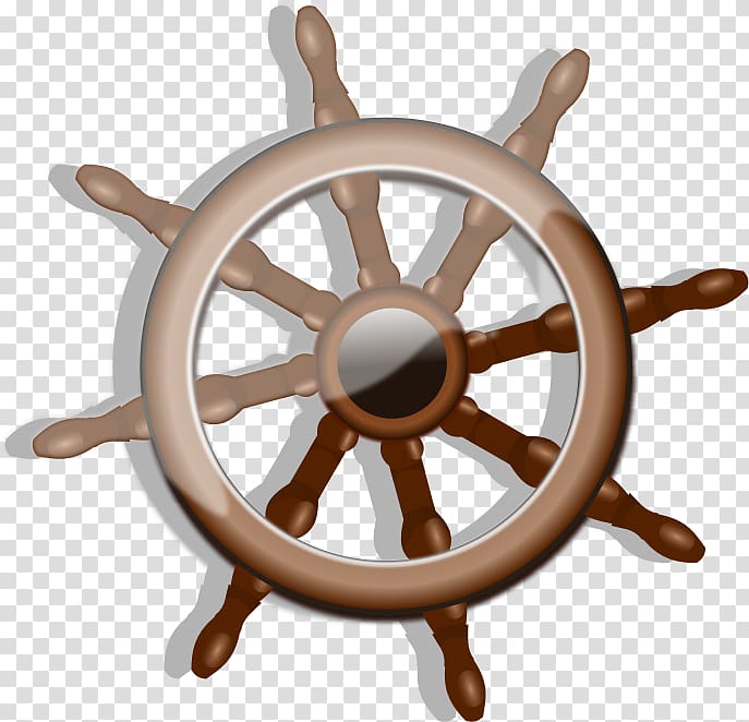 Ship\'s wheel Rudder Sailor Boat, Ship transparent background PNG clipart
