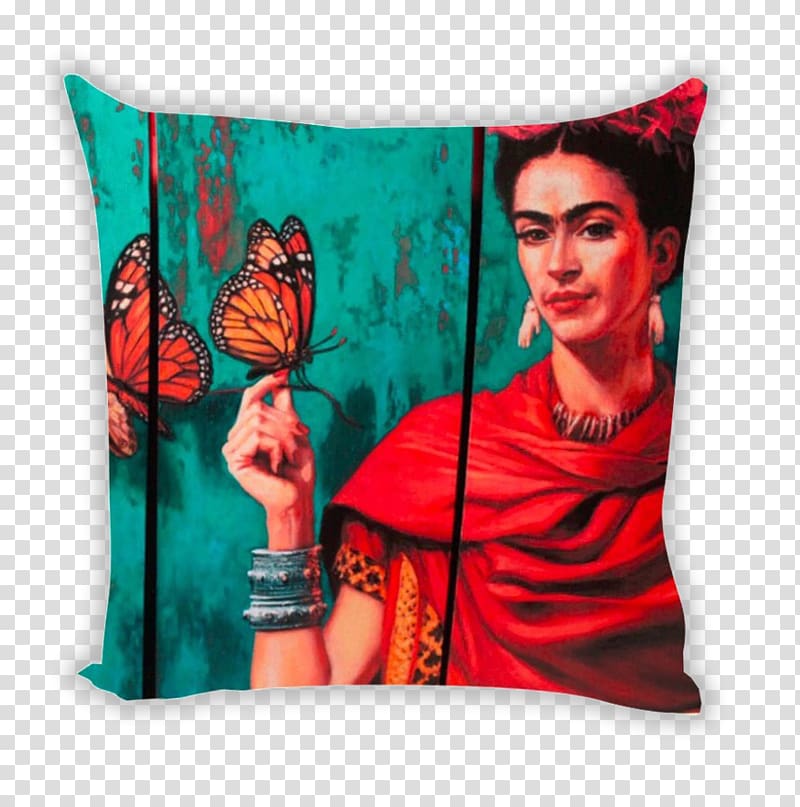 Frida Kahlo Pillow Cushion Painter Painting, pillow transparent background PNG clipart