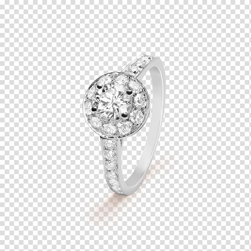 Engagement ring Van Cleef & Arpels Solitaire Diamond, Van cleef transparent background PNG clipart