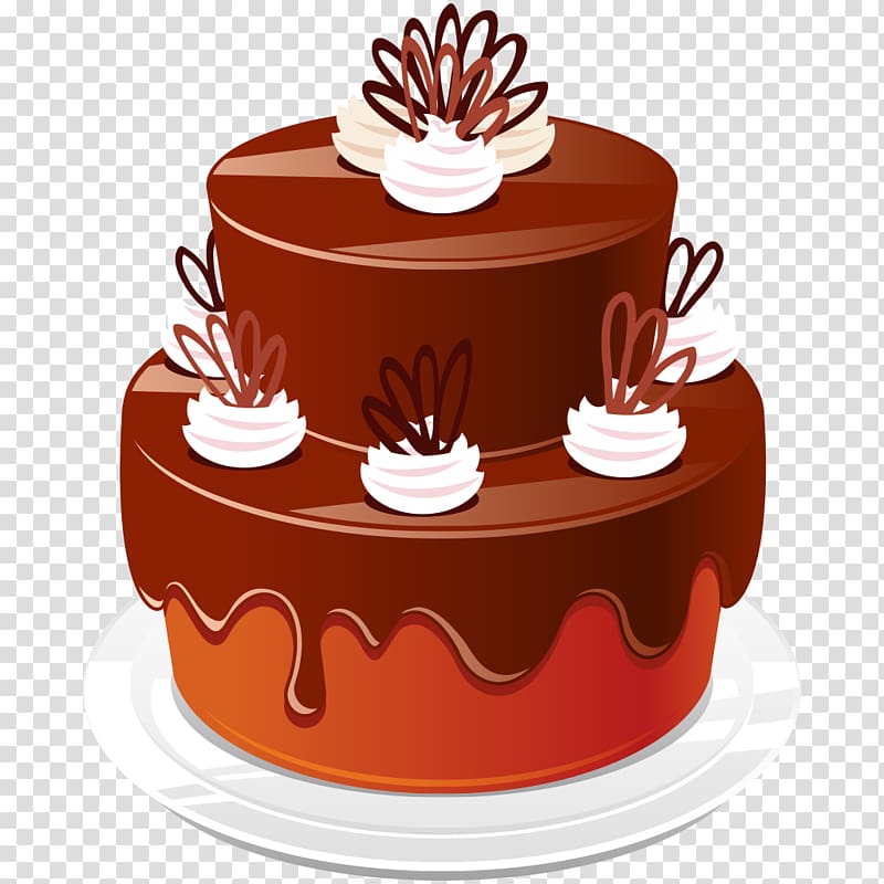 Chocolate cake Birthday cake Sachertorte Sponge cake, chocolate transparent background PNG clipart