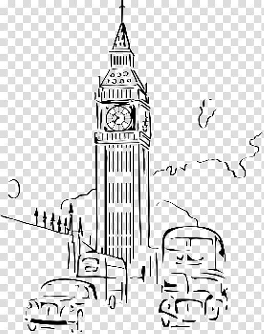 Big Ben Drawing Tower Painting XYZ, big ben transparent background PNG clipart