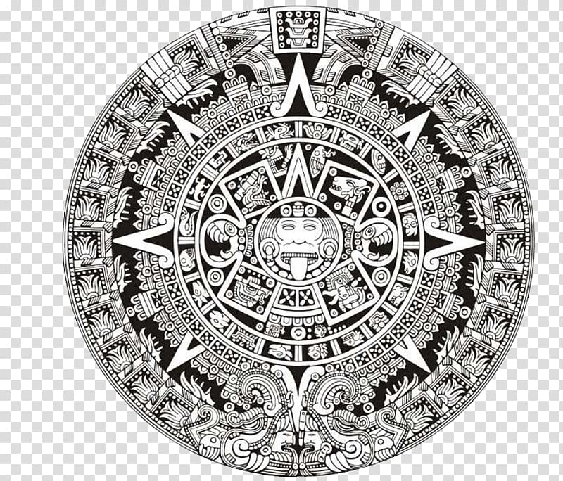 Aztec Empire Maya civilization Aztec calendar stone Mayan calendar, others transparent background PNG clipart