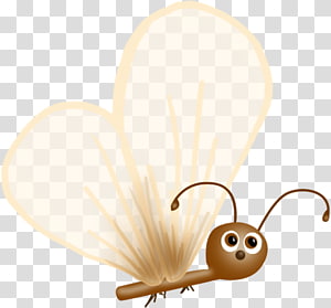 Butterfly Insect , Cartoon cute little butterfly transparent background PNG clipart thumbnail