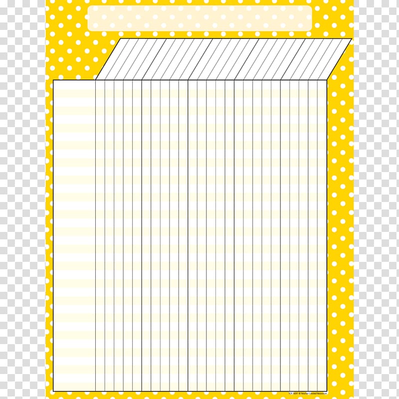 Chart Polka dot Classroom Pattern, Yellow Dots transparent background PNG clipart