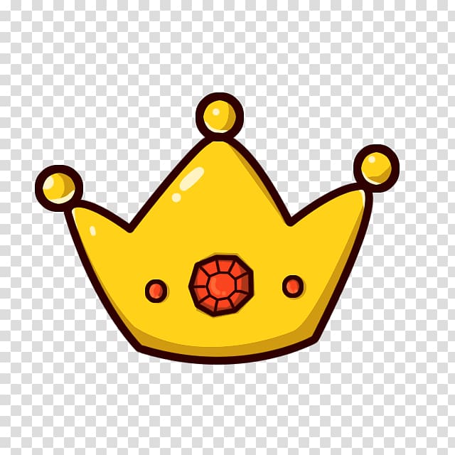 floating cartoon crown transparent background PNG clipart