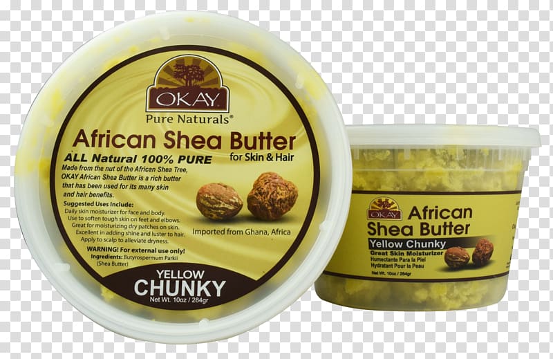 Lotion OKAY Shea Butter Yellow Smooth African cuisine, butter transparent background PNG clipart