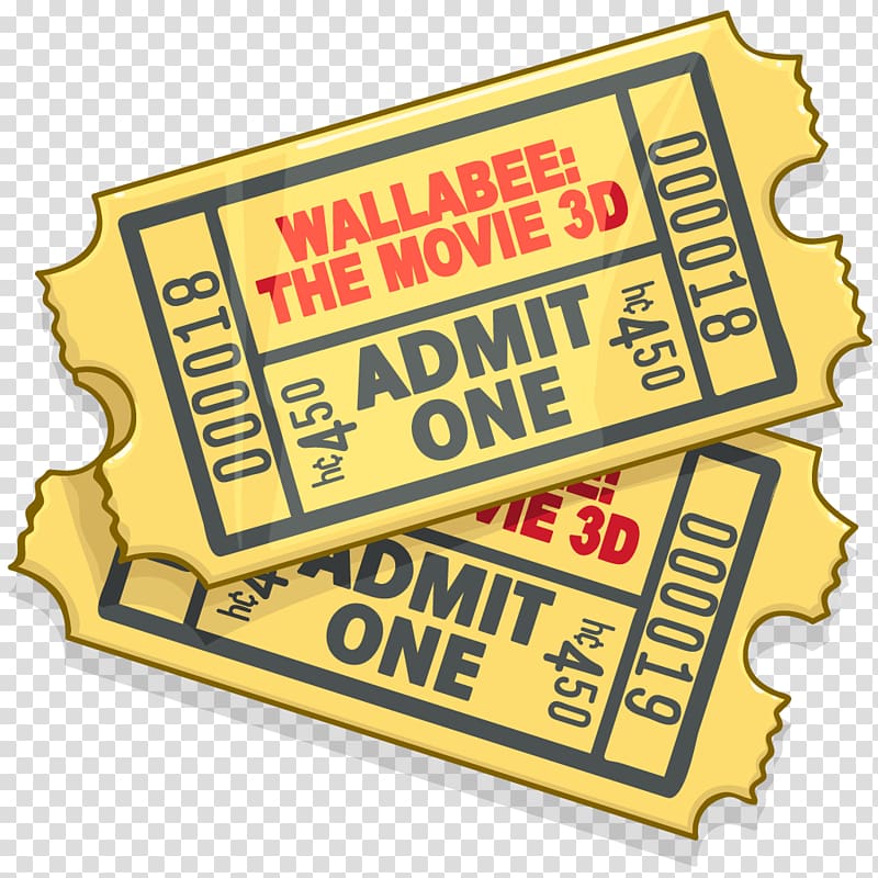 Ticket Cinema Disaster Film Saturday Night at the Movies, others transparent background PNG clipart