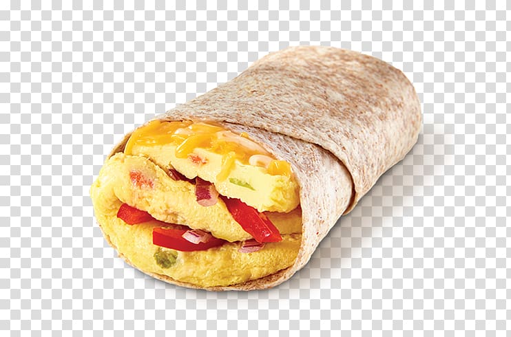 Breakfast sandwich Wrap Flatbread Omelette, breakfast veggie wrap transparent background PNG clipart