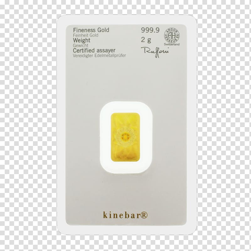 Kinebar Germany Gold bar Heraeus, Lingote de Oro transparent background PNG clipart