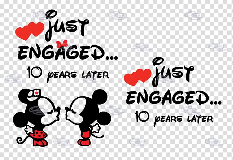 Mickey Mouse Minnie Mouse Graphic design Employee Engagement, Lessons from the Mouse House, Just Married transparent background PNG clipart