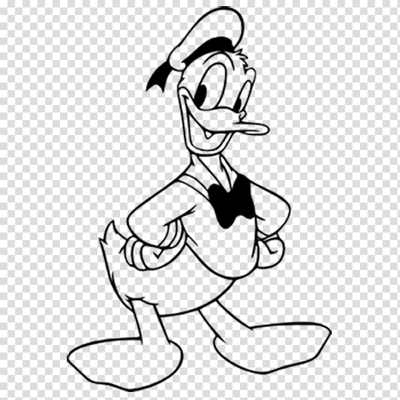 Donald Duck Daisy Duck Mickey Mouse Coloring book, donald duck transparent background PNG clipart