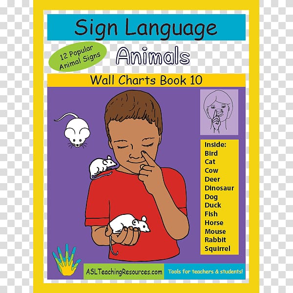 The American sign language phrase book, Language Education transparent background PNG clipart