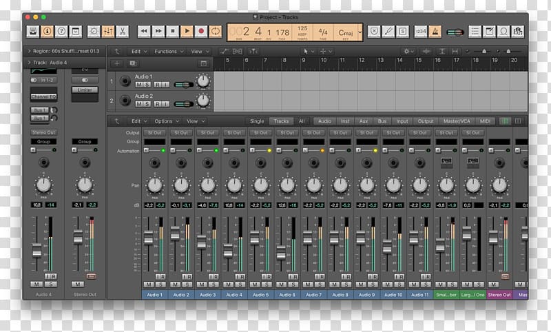 Audio Mixers Logic Pro Computer Software Sound Electronic Musical Instruments, logic pro transparent background PNG clipart
