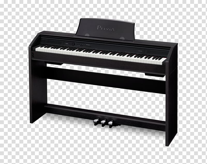Casio Privia PX-760 Digital piano Keyboard, keyboard transparent background PNG clipart