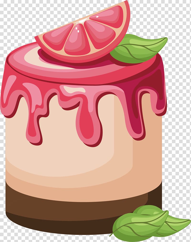 Strawberry cream cake Torte Fruit preserves, Strawberry jam cake transparent background PNG clipart