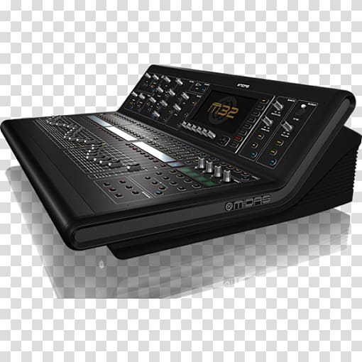 Midas Consoles Digital mixing console Audio Mixers Microphone Midas M32, microphone transparent background PNG clipart