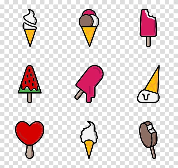Ice Cream Cones Computer Icons , creative cartoon transparent background PNG clipart
