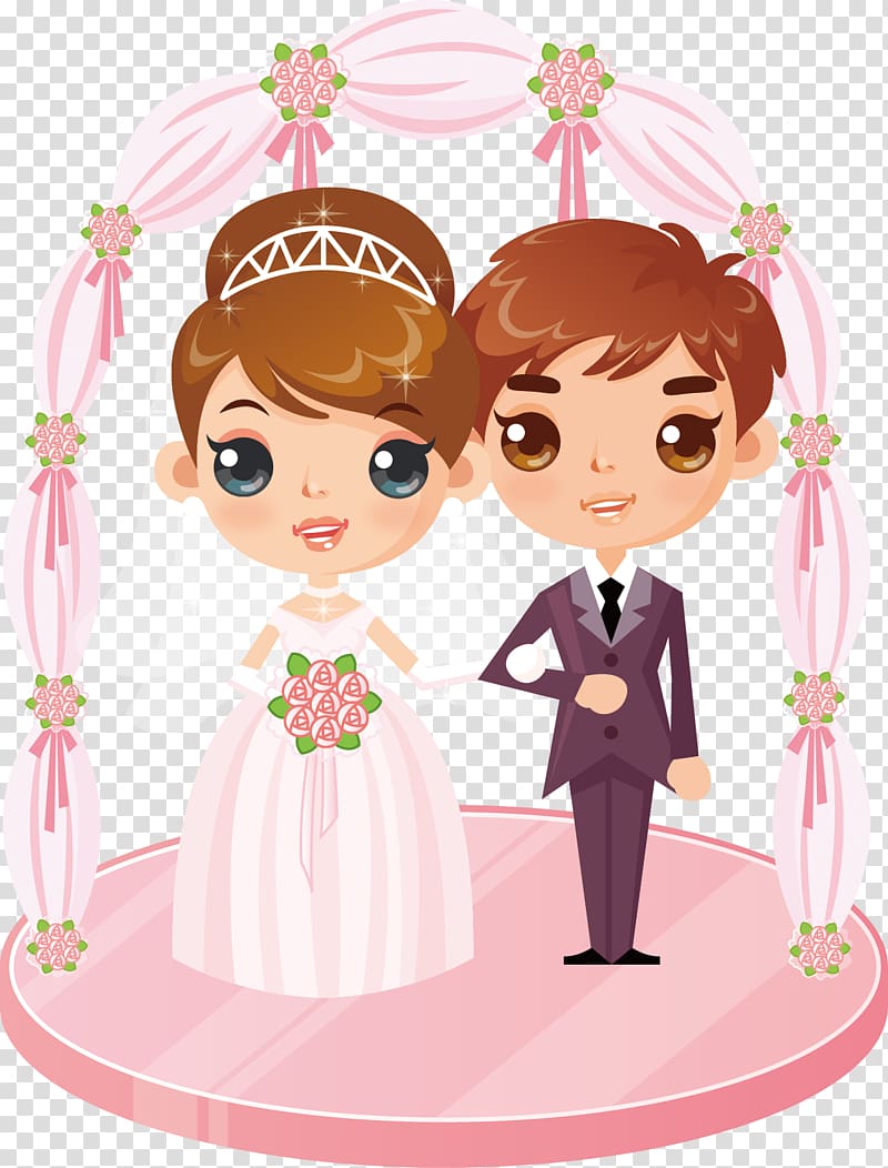 wedding , Marriage Animation Wedding, Painted wedding baby icon transparent background PNG clipart