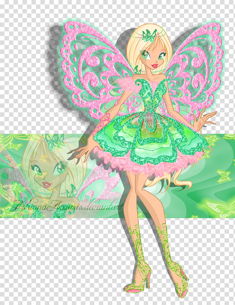 Butterflix Roxy Winx Club, Season 7 Sirenix Fairy, liana transparent background PNG clipart