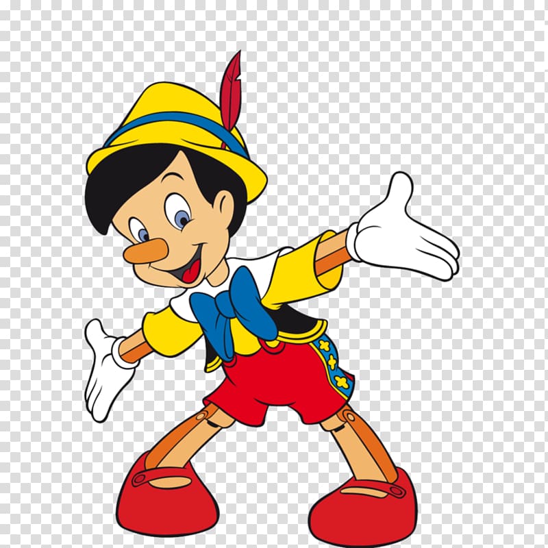 Pinocchio illustration, Jiminy Cricket Pinocchio Geppetto Cartoon Character, Pinocchio transparent background PNG clipart