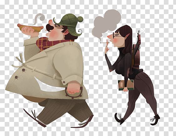 A Confederacy of Dunces New Orleans Don Quixote Character Novel, Hand-painted men and women transparent background PNG clipart