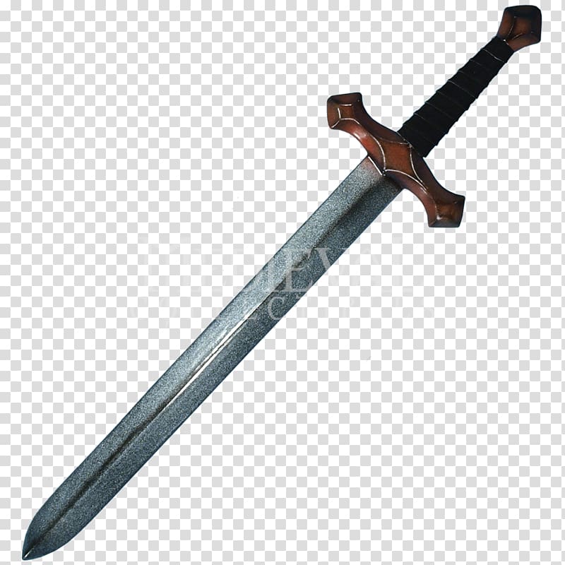 foam larp swords Knightly sword Viking sword, kings blade transparent background PNG clipart